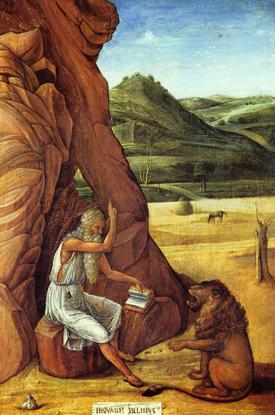 St Jerome in the Desert Giovanni Bellini